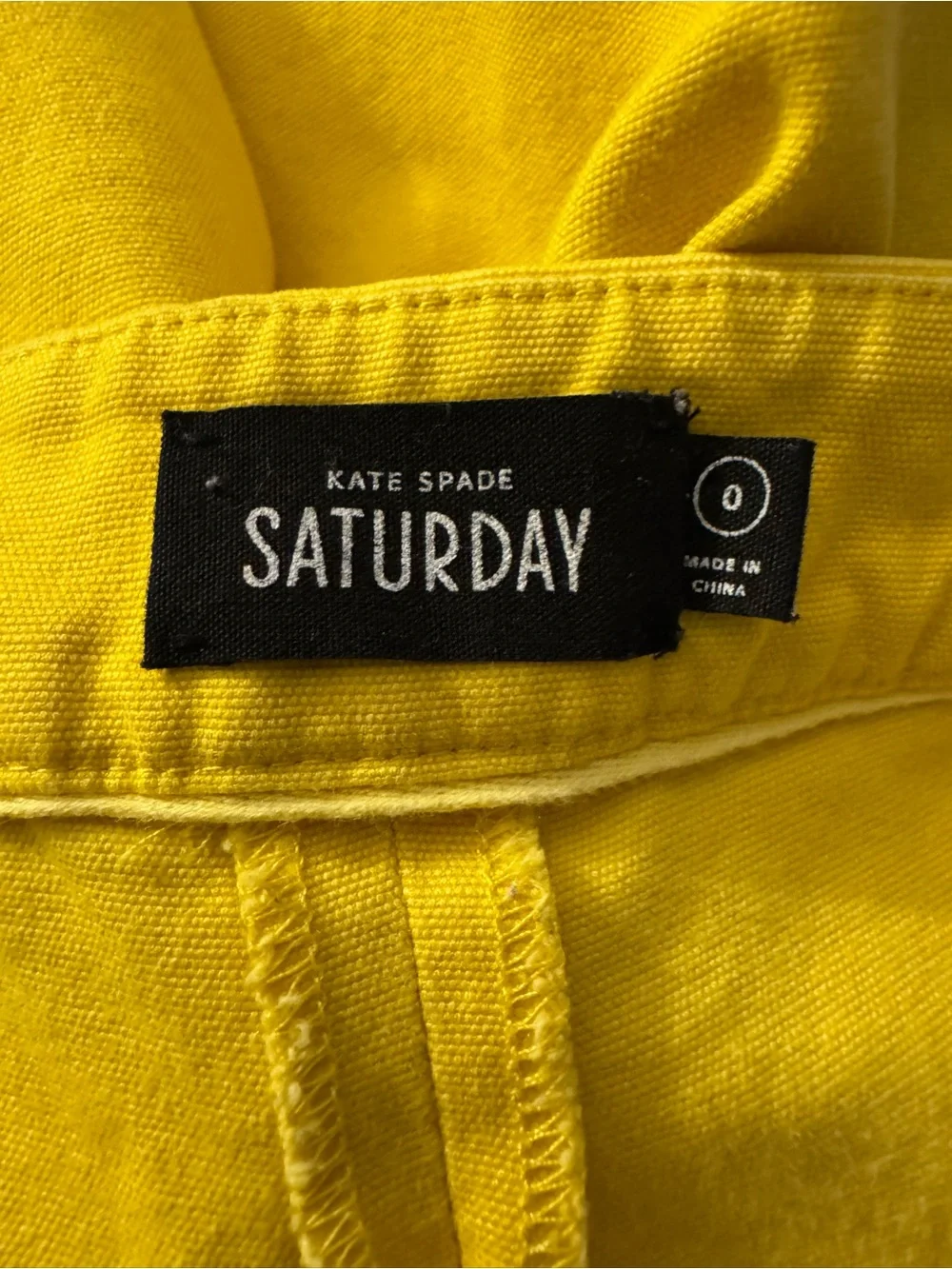kate spade vibrant yellow